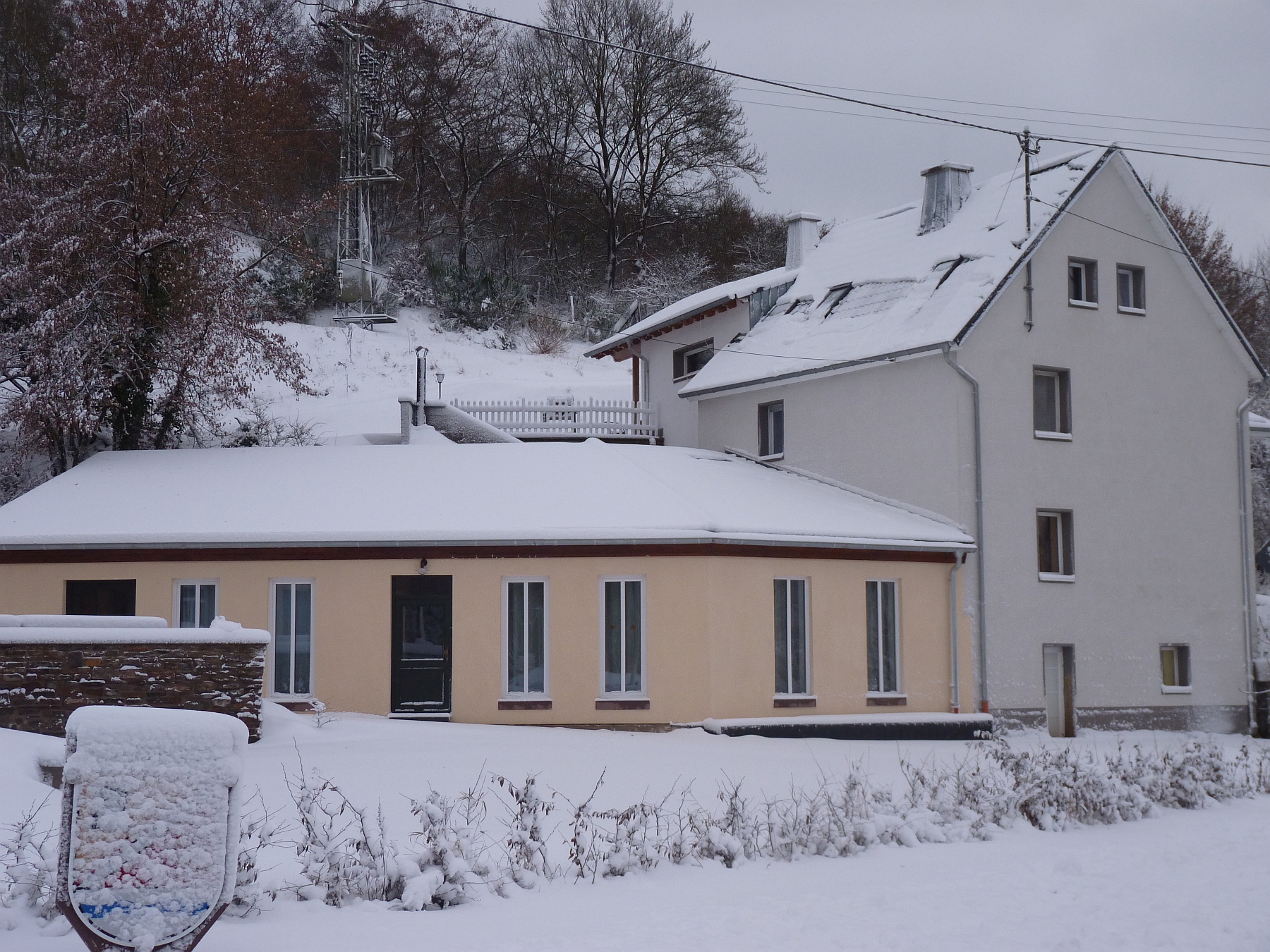 Eifel Gruppenferienhaus Engelsdorf im Schnee