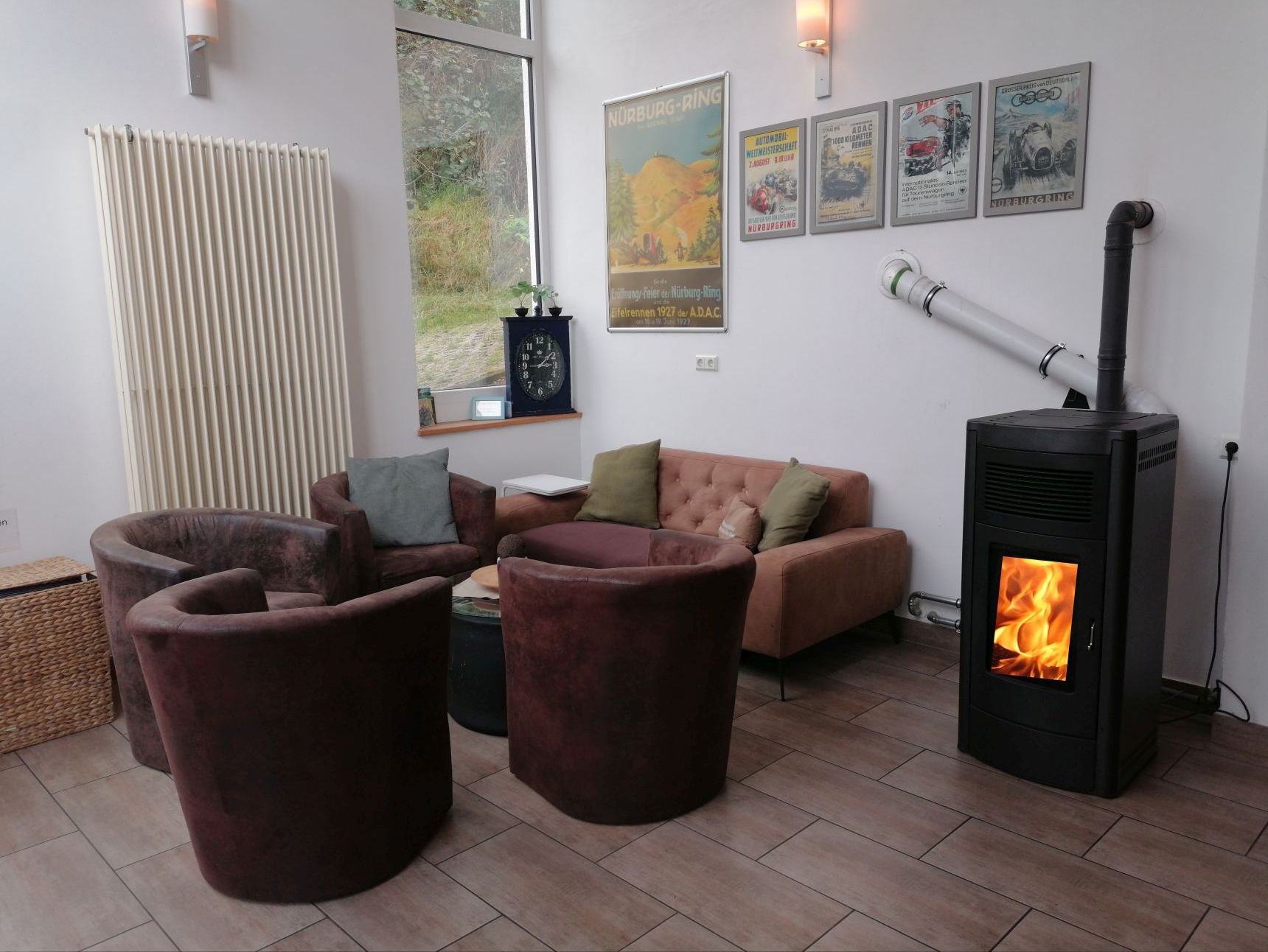 Wohnbereich im Eifel Ferienhaus Atrium 