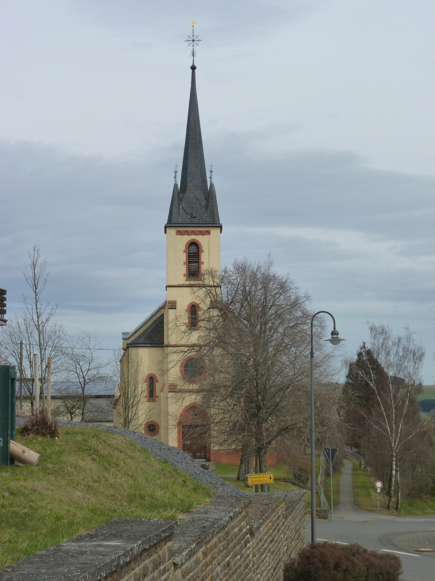 Markante Kirche von Rodershausen